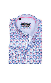 M 1758-A Navy/Rose